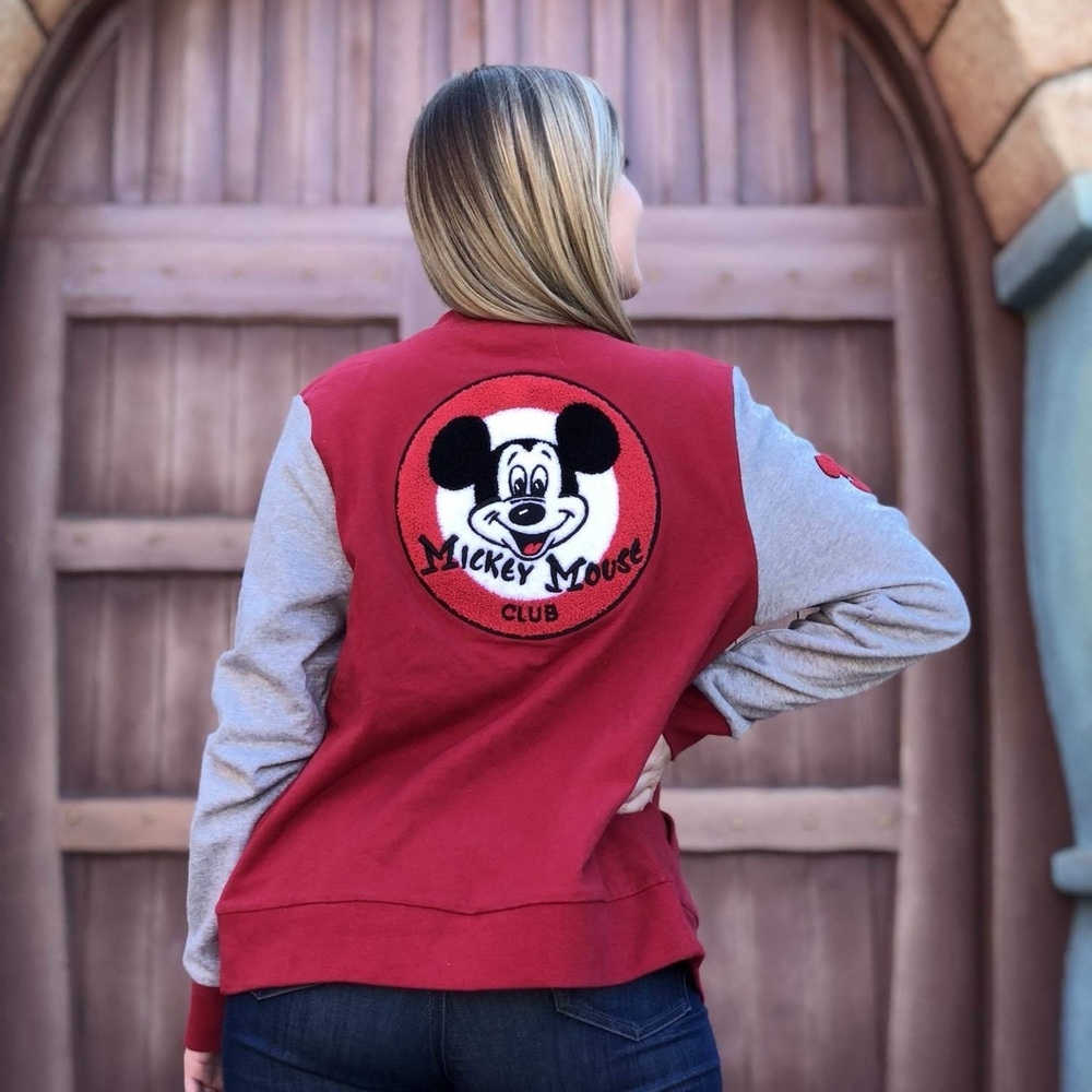 DISNEY PARKS YOUTH RED MICKEY MOUSE CLUB JACKET